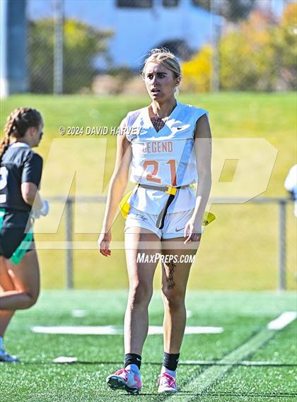 Thumbnail 2 in 5A Flag Football Semi Final Mountain Vista vs Legend photogallery.