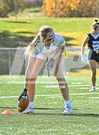 Thumbnail 2 in 5A Flag Football Semi Final Mountain Vista vs Legend photogallery.