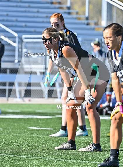 Thumbnail 2 in 5A Flag Football Semi Final Mountain Vista vs Legend photogallery.