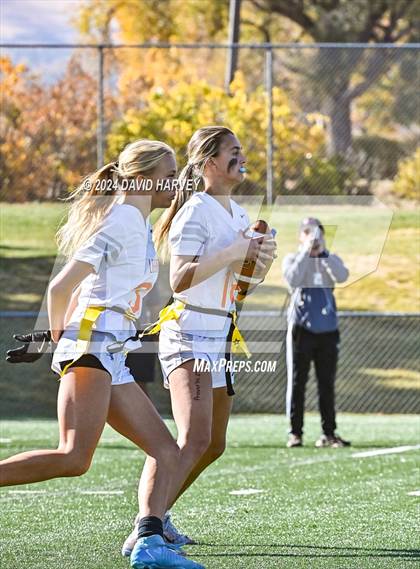 Thumbnail 2 in 5A Flag Football Semi Final Mountain Vista vs Legend photogallery.