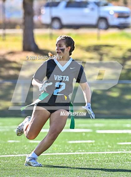 Thumbnail 2 in 5A Flag Football Semi Final Mountain Vista vs Legend photogallery.