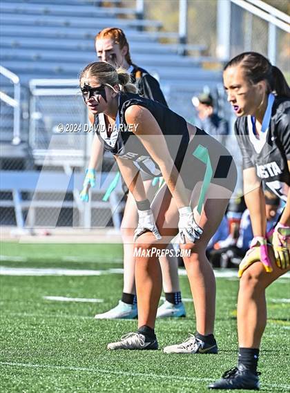 Thumbnail 3 in 5A Flag Football Semi Final Mountain Vista vs Legend photogallery.
