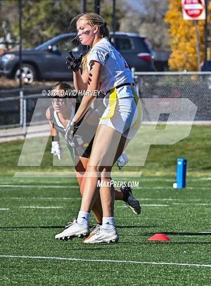 Thumbnail 2 in 5A Flag Football Semi Final Mountain Vista vs Legend photogallery.