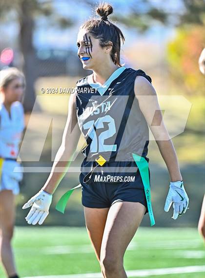 Thumbnail 2 in 5A Flag Football Semi Final Mountain Vista vs Legend photogallery.