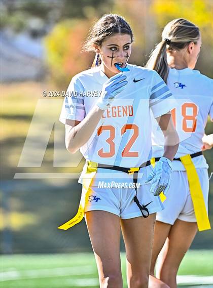 Thumbnail 3 in 5A Flag Football Semi Final Mountain Vista vs Legend photogallery.