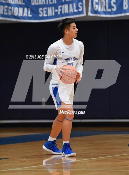 Thumbnail 2 in O'Connor vs  South San Antonio (South San Boys Basketball Tournament) photogallery.