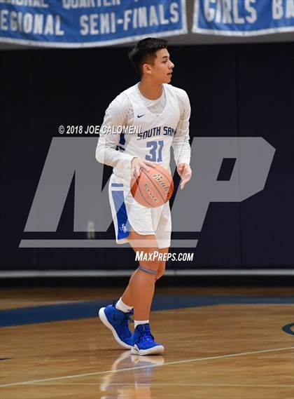 Thumbnail 3 in O'Connor vs  South San Antonio (South San Boys Basketball Tournament) photogallery.