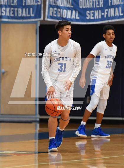 Thumbnail 1 in O'Connor vs  South San Antonio (South San Boys Basketball Tournament) photogallery.