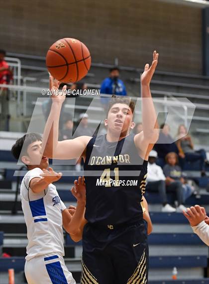 Thumbnail 1 in O'Connor vs  South San Antonio (South San Boys Basketball Tournament) photogallery.
