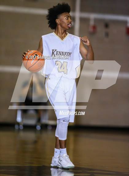 Thumbnail 1 in Kennedy vs  Middle College (CIF LACS Playoff) photogallery.
