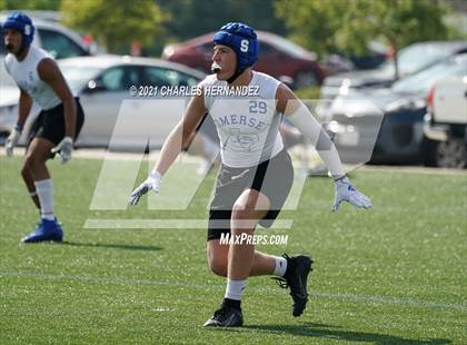 Thumbnail 1 in Somerset vs. Little River Academy (Texas State 7-on-7 Tournament) photogallery.