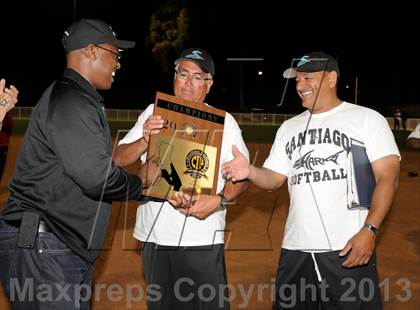 Thumbnail 2 in Santiago vs. Norco (CIF SS D1 Final) photogallery.