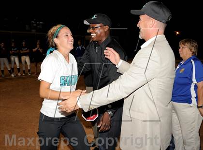 Thumbnail 2 in Santiago vs. Norco (CIF SS D1 Final) photogallery.