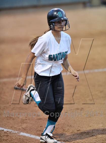Thumbnail 2 in Santiago vs. Norco (CIF SS D1 Final) photogallery.