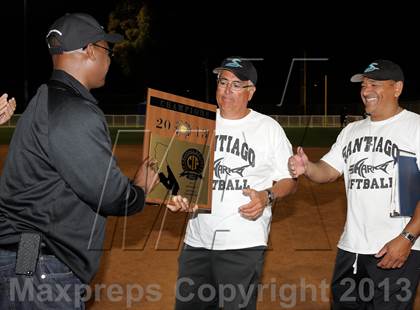 Thumbnail 1 in Santiago vs. Norco (CIF SS D1 Final) photogallery.