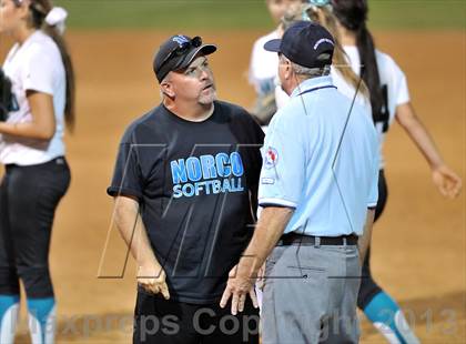Thumbnail 1 in Santiago vs. Norco (CIF SS D1 Final) photogallery.