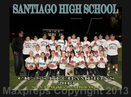 Thumbnail 3 in Santiago vs. Norco (CIF SS D1 Final) photogallery.