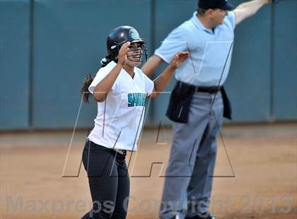 Thumbnail 1 in Santiago vs. Norco (CIF SS D1 Final) photogallery.