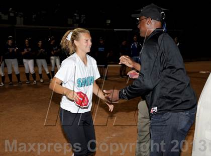 Thumbnail 1 in Santiago vs. Norco (CIF SS D1 Final) photogallery.