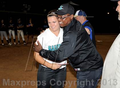 Thumbnail 2 in Santiago vs. Norco (CIF SS D1 Final) photogallery.