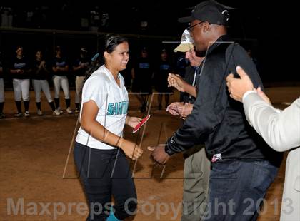 Thumbnail 1 in Santiago vs. Norco (CIF SS D1 Final) photogallery.
