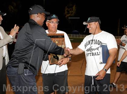 Thumbnail 3 in Santiago vs. Norco (CIF SS D1 Final) photogallery.