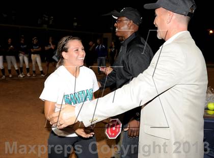 Thumbnail 1 in Santiago vs. Norco (CIF SS D1 Final) photogallery.