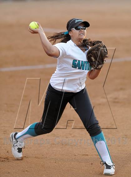 Thumbnail 2 in Santiago vs. Norco (CIF SS D1 Final) photogallery.