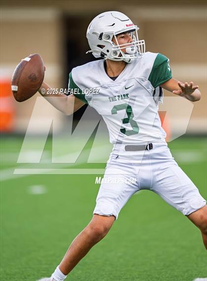 Thumbnail 3 in Kingwood Park vs. Galena Park (Scrimmage) photogallery.