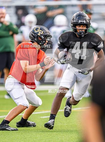 Thumbnail 3 in Kingwood Park vs. Galena Park (Scrimmage) photogallery.
