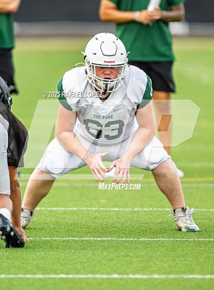 Thumbnail 3 in Kingwood Park vs. Galena Park (Scrimmage) photogallery.