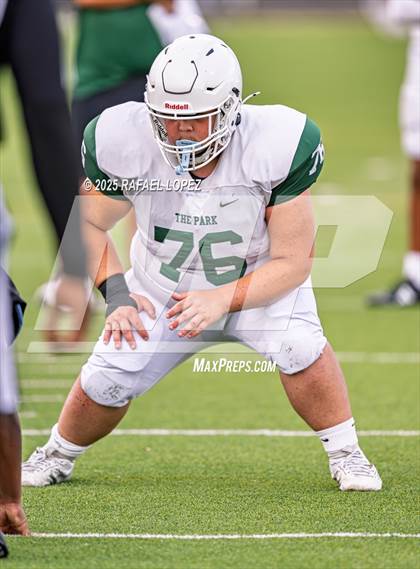 Thumbnail 2 in Kingwood Park vs. Galena Park (Scrimmage) photogallery.