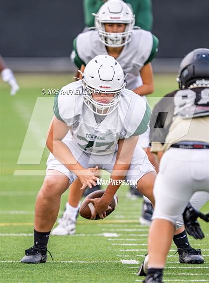 Thumbnail 2 in Kingwood Park vs. Galena Park (Scrimmage) photogallery.