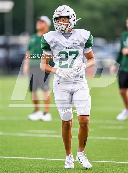 Thumbnail 2 in Kingwood Park vs. Galena Park (Scrimmage) photogallery.