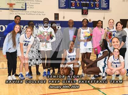 Thumbnail 2 in Chandler @ Xavier College Prep (Senior Night) photogallery.