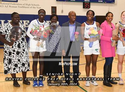 Thumbnail 1 in Chandler @ Xavier College Prep (Senior Night) photogallery.