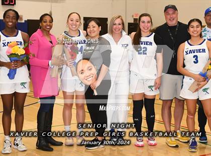 Thumbnail 2 in Chandler @ Xavier College Prep (Senior Night) photogallery.