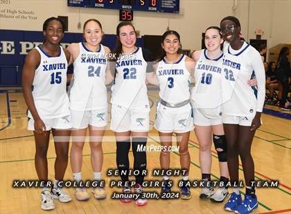 Thumbnail 1 in Chandler @ Xavier College Prep (Senior Night) photogallery.