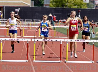 Thumbnail 3 in Arcadia Invitational (300 M Hurdles) photogallery.