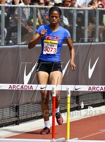 Thumbnail 1 in Arcadia Invitational (300 M Hurdles) photogallery.