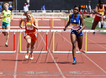 Thumbnail 2 in Arcadia Invitational (300 M Hurdles) photogallery.