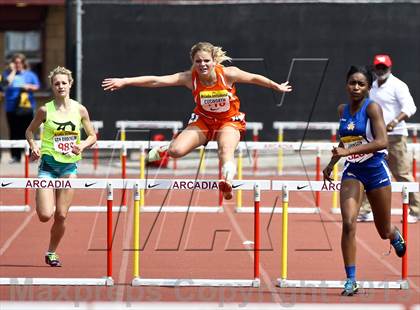 Thumbnail 2 in Arcadia Invitational (300 M Hurdles) photogallery.