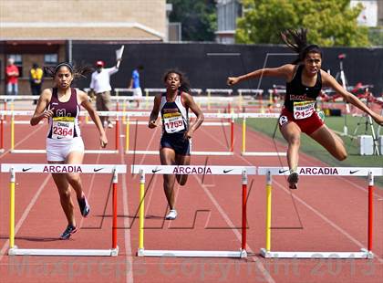 Thumbnail 1 in Arcadia Invitational (300 M Hurdles) photogallery.