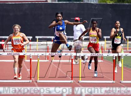 Thumbnail 1 in Arcadia Invitational (300 M Hurdles) photogallery.