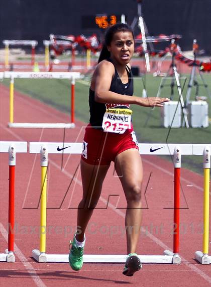 Thumbnail 2 in Arcadia Invitational (300 M Hurdles) photogallery.