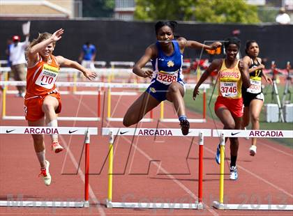 Thumbnail 3 in Arcadia Invitational (300 M Hurdles) photogallery.