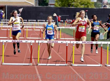 Thumbnail 1 in Arcadia Invitational (300 M Hurdles) photogallery.