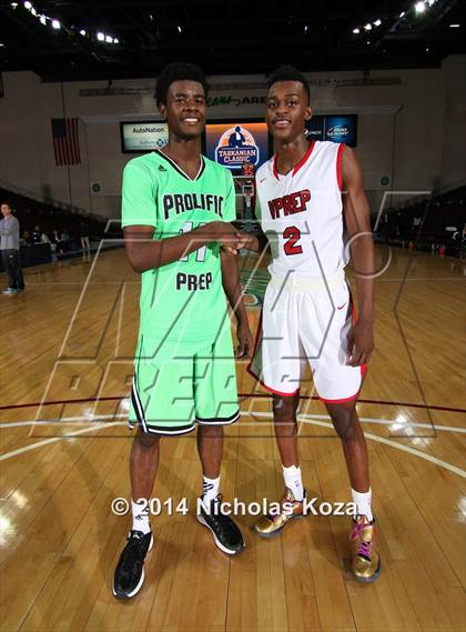 Thumbnail 2 in Victory Prep vs. Prolific Prep Academy (Tarkanian Classic) photogallery.