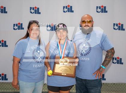 Thumbnail 3 in UIL Tennis 1A 2A Girls Finals (Awards) photogallery.