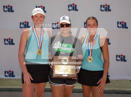 Thumbnail 2 in UIL Tennis 1A 2A Girls Finals (Awards) photogallery.